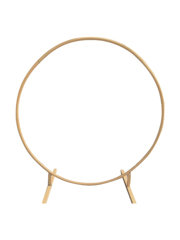 BOGEN CEREMONIE RING METALL GOLD 2M/ DIA 19MM