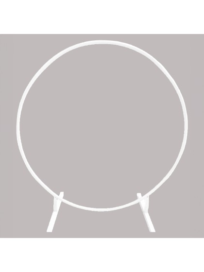 ARCHE CEREMONIE ANNEAU METAL BLANC 2M/ DIA 19MM