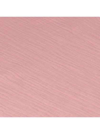 CHEMIN DE TABLE COTON GAUFRE ROSE POUDRE 26CM X 3M