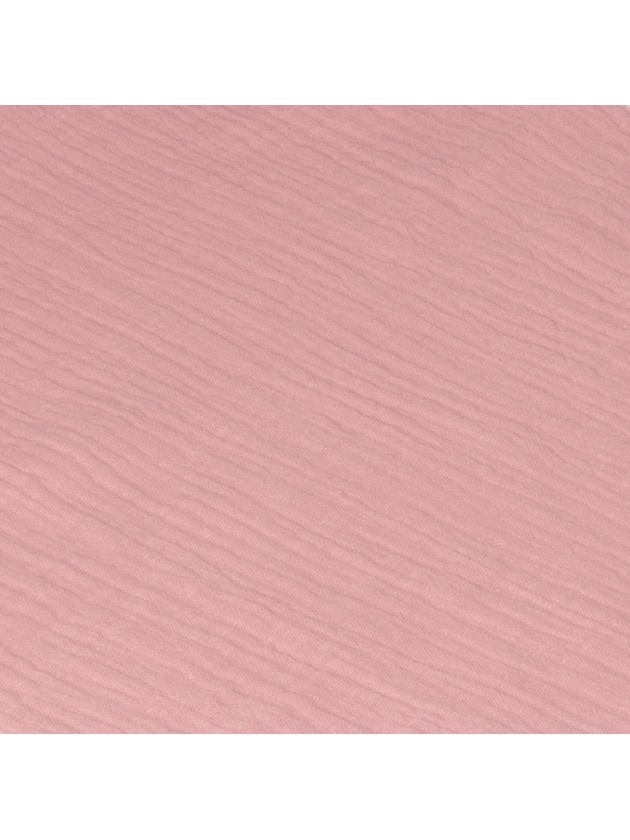 CHEMIN DE TABLE COTON GAUFRE ROSE POUDRE 26CM X 3M