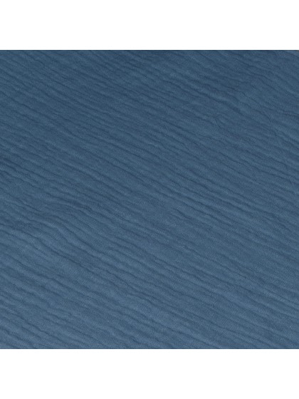 TABLE RUNNER COTTON EMBOSSED DENIM BLUE 26CM X 3M