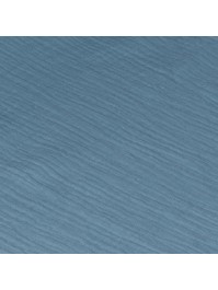 CHEMIN DE TABLE COTON GAUFRE BLEU ACIER 26CM X 3M