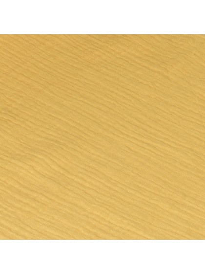 CHEMIN DE TABLE COTON GAUFRE MOUTARDE 26CM X 3M
