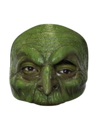 HALB MASKE VIEILLE HEXE 