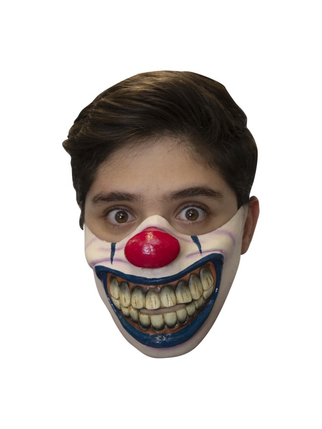HALB MASKE GROSS MUND AUS CLOWN 