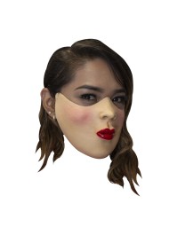 HALB MASKE LEVRES ROT 
