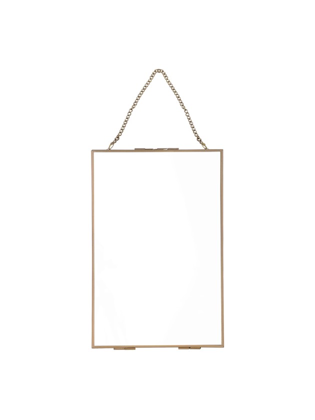 CADRE PHOTO METAL/VERRE OR 30CM X 40CM