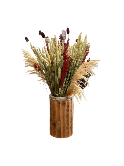 ARRENGELMENT HERBST MADRID - TOPF HOLZ DIA 15CM X CA. 60CM HT