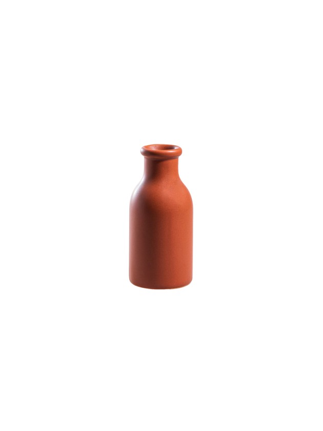 VASE CERAMIQUE TERRACOTTA DIA 4.7CM X 10CM