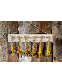 SUSPENSION BOIS NOEUDS JUTE 60CM X 0.6 CM X 11CM