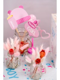 BOUQUET 25 TIGES LAGURUS ROSE 50-60CM