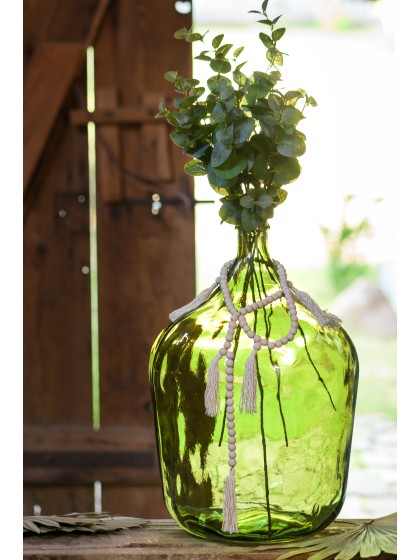 VASE JOANA 34L VERT OLIVE DIA 40CM X 56CM