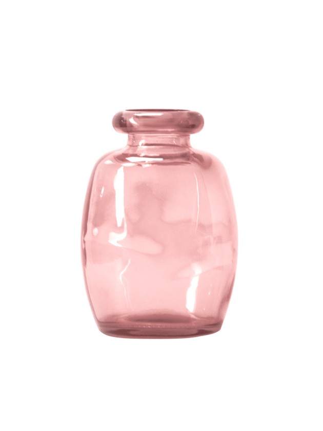VASE ELISA ROSE TENDER DIA 11.5CM X 16CM