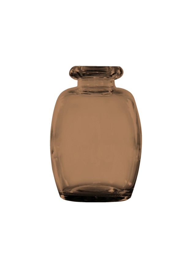 VASE ELISA HAVANA BROWN DIA 11.5CM X 16CM