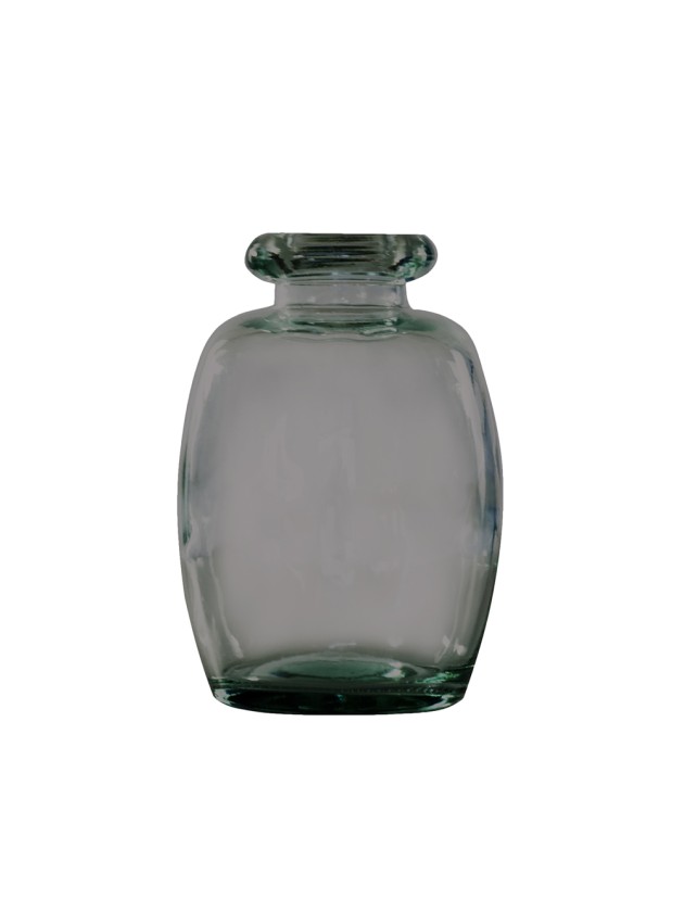 VASE ELISA GRIS QUARTZ DIA 11.5CM X 16CM
