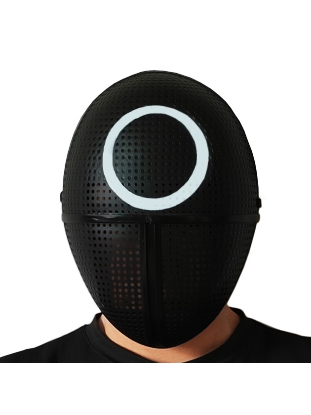 MASKE SQUAD KILLER SCHWARZ RUND WEISS 