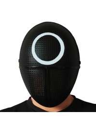 MASKE SQUAD KILLER SCHWARZ RUND WEISS 