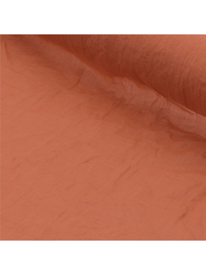 NAPPE PLIEE TARLATANE TERRACOTTA 150CM X 300CM