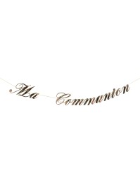 GUIRLANDE MA COMMUNION OR METAL 2M