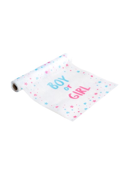 CHEMIN DE TABLE ELEGANCE BOY OR GIRL 28CM X 5M