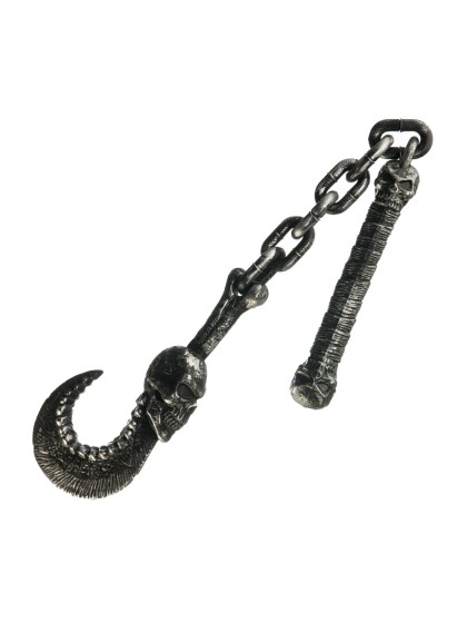 MANCHE AVEC CROCHET TETE DE MORT 15CM X 5CM X 86 CM