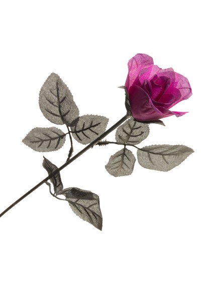 STIEL ROSA VIOLETT HALLOWEEN 65CM