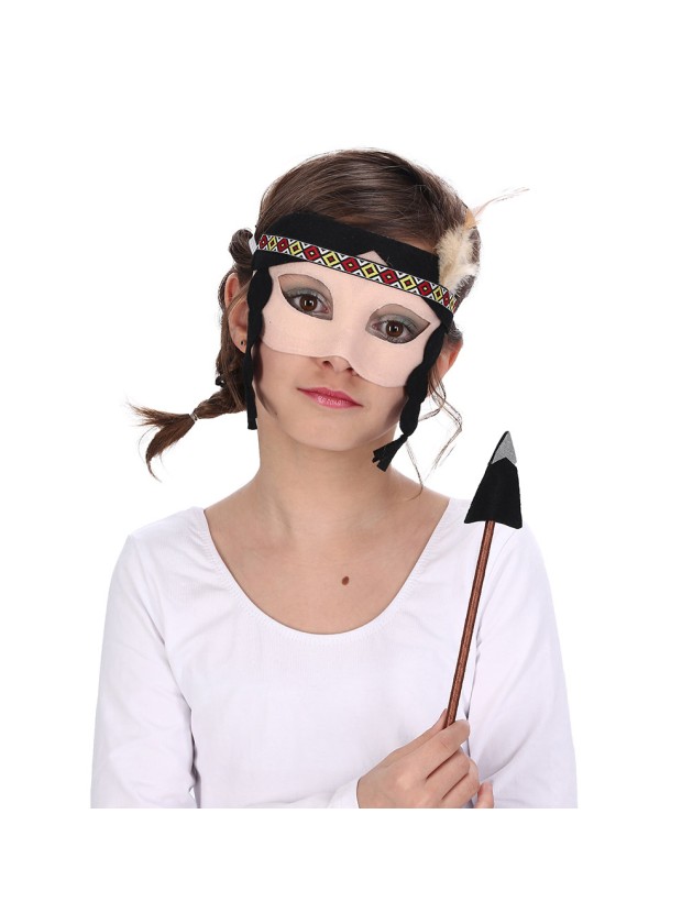 INDIAN KIT - 2 PCS MASK AND AXE ONE SIZE