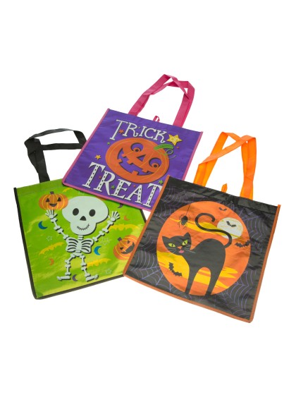 TÜTE VLIES TRICK GOLD TREAT - 3 SORT. 30CM X 33CM