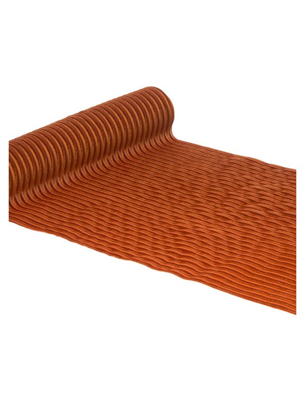 TABLE RUNNER CORDUROY AMBER 28CM X 3M
