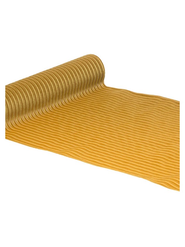 TABLE RUNNER CORDUROY GOLD 28CM X 3M