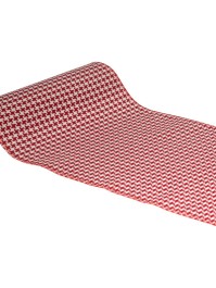 TISCHLÄUFER WIND ROSA ROT WEISS 28CM X 3M