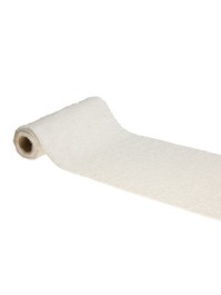 TISCHLÄUFER POLAR WEISS FILAMENTS SILBER 30CM X 3M