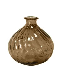 VASE BELLA BRUN HAVANE DIA 17CM X 17CM