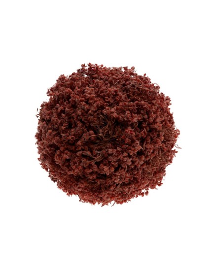 KUGEL DEKO HERBST WEINROT AUS VIN 10CM
