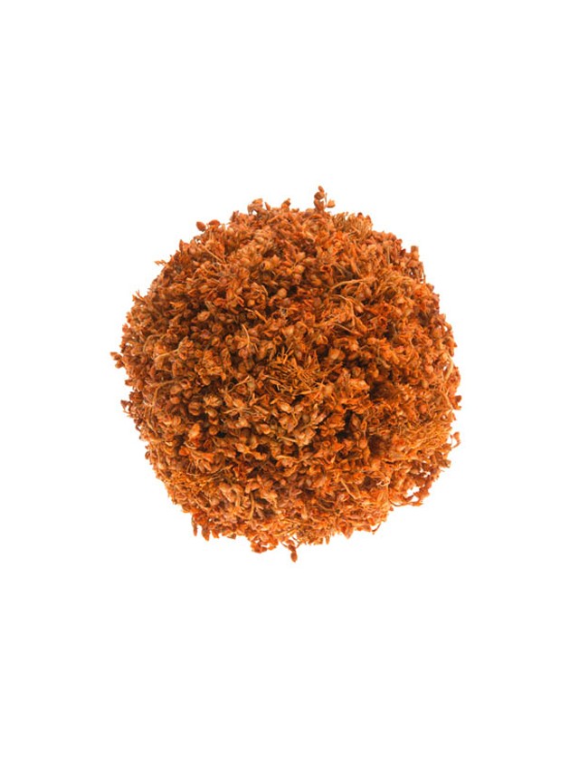 AUTUMN ORANGE DECO BALL 10CM