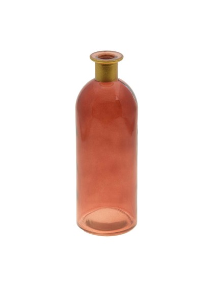 FLACON ROSY LIE DE VIN OR DIA 7CM X 20.5CM