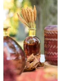MINI FLACON ROSY LIE DE VIN OR DIA 6.5CM X 13CM