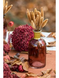 MINI FLACON ROSY LIE DE VIN OR DIA 6.5CM X 13CM
