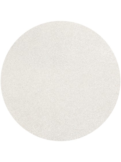 6 PLACEMATS GLITTER PREMIUM WHITE IRIDESCENT DIA 34CM