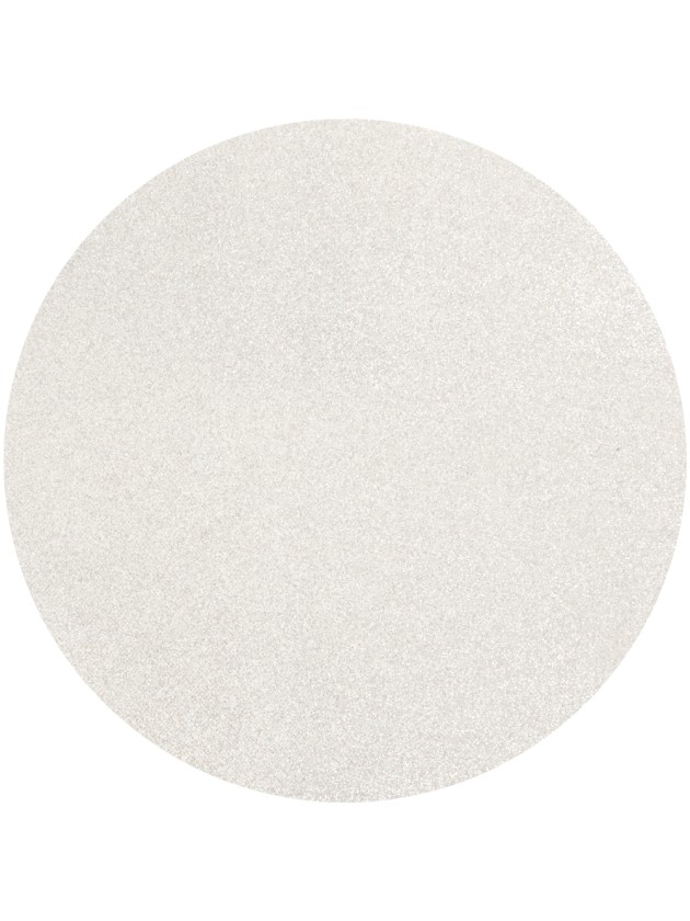 6 PLACEMATS GLITTER PREMIUM WHITE IRIDESCENT DIA 34CM