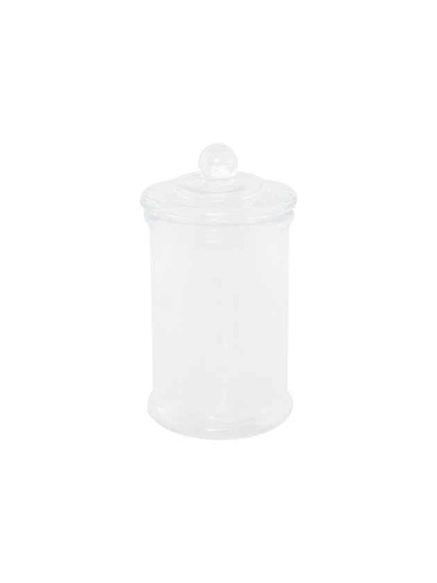 BONBONNIERE GLAS MIT DECKEL 300ML 7.8CM X 14.6CM