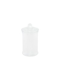 BONBONNIERE VERRE AVEC COUVERCLE 135ML 6CM X 11.7CM