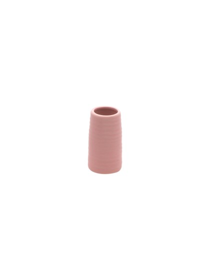 VASE CERAMIQUE SYRACUSE ROSE D’AMBRE DIA 5CM X 9CM