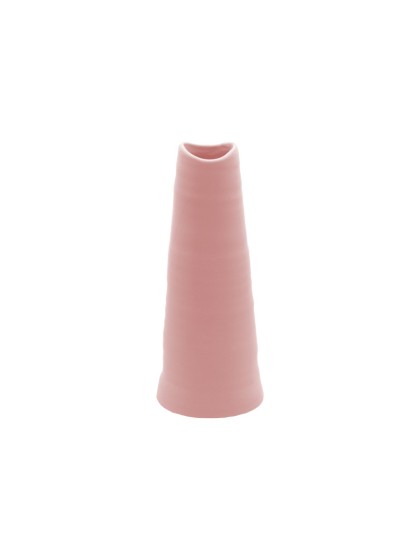CERAMIC VASE PALERMO ROSE TAN DIA 9CM X 23CM