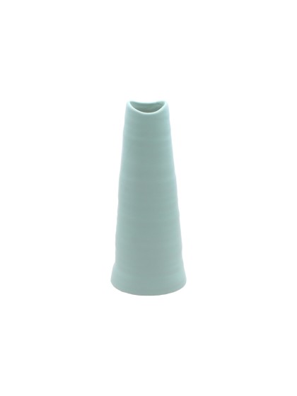 CERAMIC VASE PALERMO BLUE HAZE DIA 9CM X 23CM
