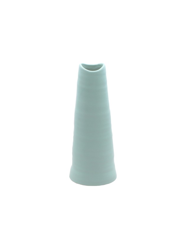 CERAMIC VASE PALERMO BLUE HAZE DIA 9CM X 23CM
