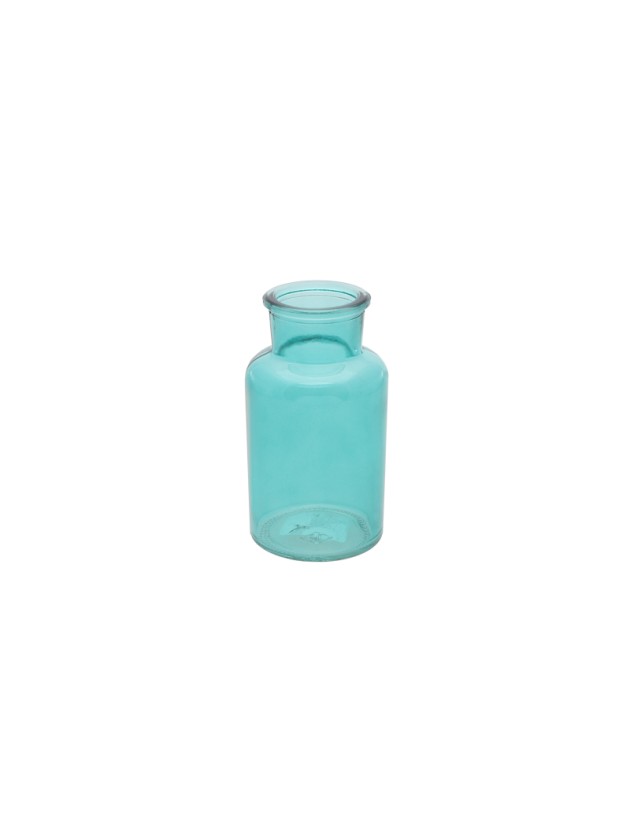 VASE MARGARITA BLEU CANARD DIA 6.8CM X 12.5CM