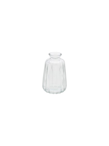 VASE VERRE VERONE TRANSPARENT DIA 7CM X 11CM