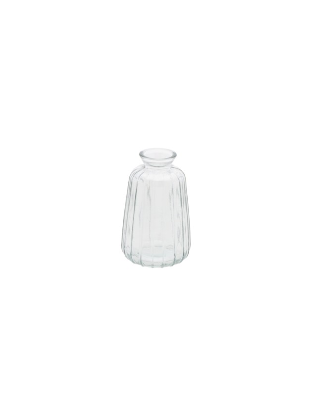 VASE GLAS VERONE TRANSPARENT DIA 7CM X 11CM