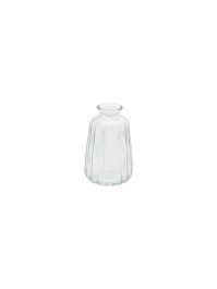 VASE VERRE VERONE TRANSPARENT DIA 7CM X 11CM